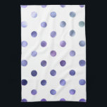 Blaue Lila Violett Metallische Imitate Foil Polka  Handtuch<br><div class="desc">Verwenden Sie unsere coole Vorlage, Kunstwerke, Fotos, Grafiken oder Illustrationen, fügen Sie dann einen Namen, Text, Zitat oder ein Monogramm hinzu, um Ihr eigenes individuelles oder mit Monogramm Geschirrtuch zu erstellen. Klicken Sie auf den Button "Anpassen!", um das Programm vollständig anzupassen. Diese Geschirrtücher oder Tücher sind großartige Geschenke für Männer,...</div>