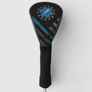 Blaue Linie EMT Betsy Ross Amerikanische Flagge Golf Headcover