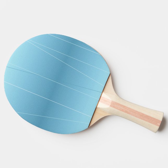 Blaue Linie Tischtennis Schläger (Seitenansicht)