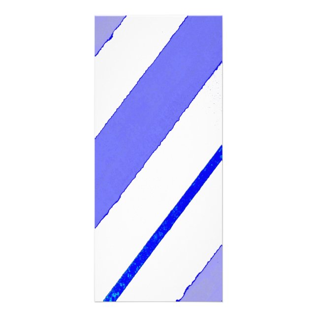 Blaue Linien Werbekarte (Vorne)