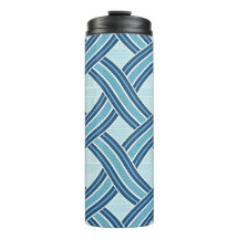 Blaue Linienmuster