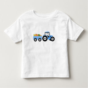 Blaue LKW-Farm Kleinkind T-shirt