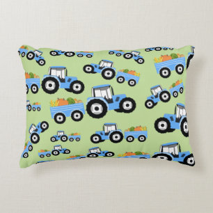 Blaue LKW-Nutzfahrzeug Dekokissen