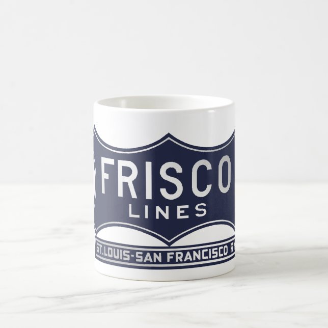 Blaue Logo-Tasse St. Louis San Francisco "Frisco" Tasse (Mittel)