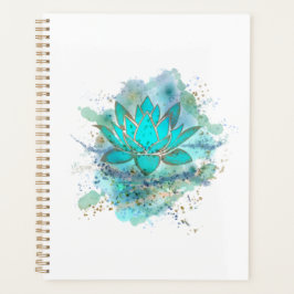 Blaue Lotus-Blume Planer