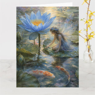 Blaue Lotus Fee Karte