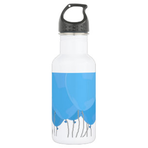 Blaue Luftballons Edelstahlflasche