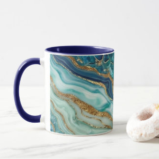 Blaue Luxus-Tasse Tasse