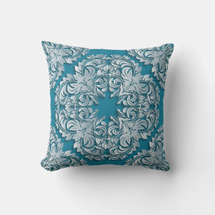Blaue Luxus-Wendekissen von Designer Kissen