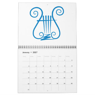Blaue Lyra Kalender