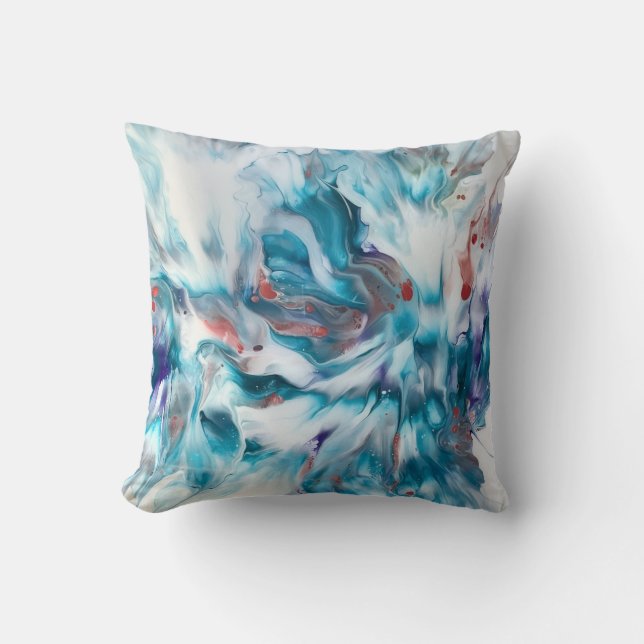 Blaue Magie Kissen (Vorderseite)