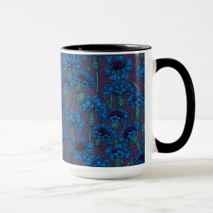 Blaue Maisblumen, wilde Blume Tasse