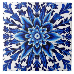 Blaue Majestät-Fliese Fliese