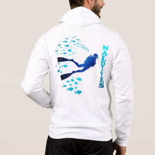 Blaue Malediven Hoodie