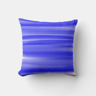 Blaue Malerei Kunst Design Abstrakt Kissen