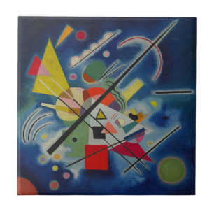 Blaue Malerei von Kandinsky Fliese