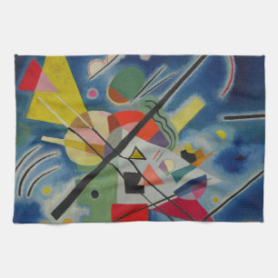 Blaue Malerei von Kandinsky Küchentuch