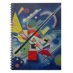Blaue Malerei von Kandinsky Notizblock