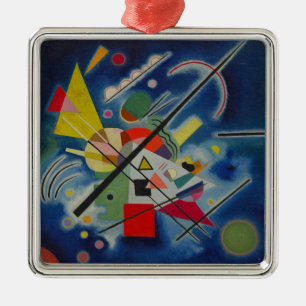 Blaue Malerei von Kandinsky Ornament Aus Metall