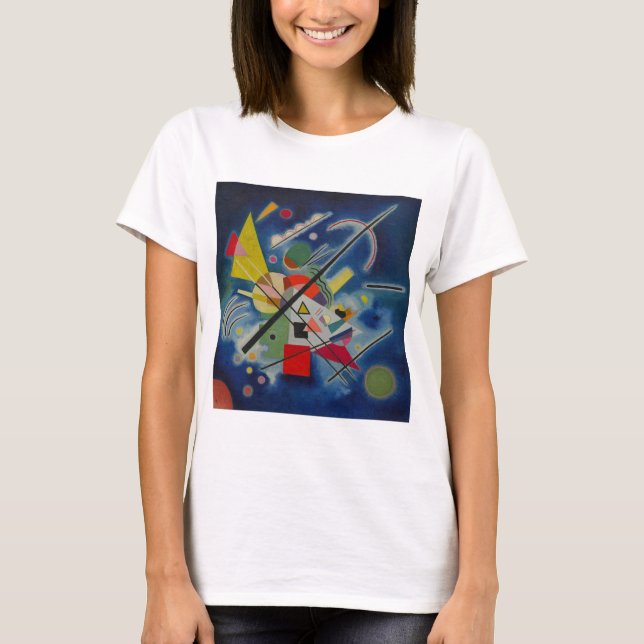 Blaue Malerei von Kandinsky T-Shirt (Vorderseite)