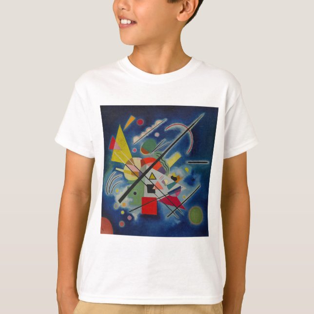 Blaue Malerei von Kandinsky T-Shirt (Vorderseite)