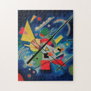Blaue Malerei von Wassily Kandinsky Puzzle