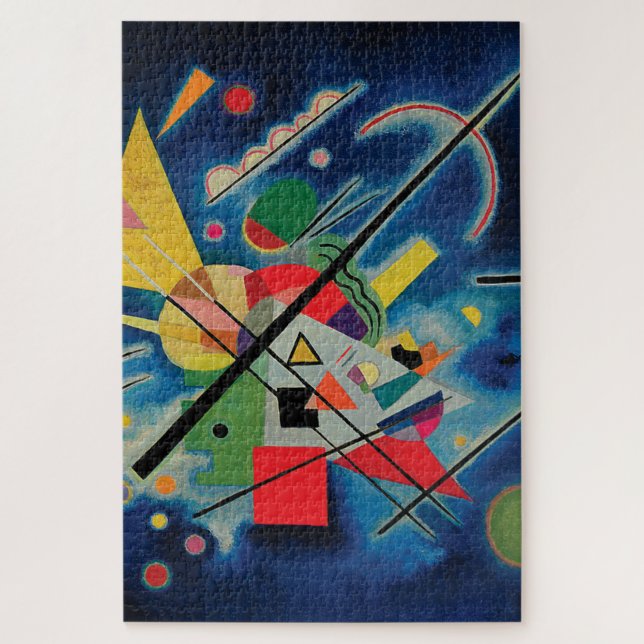 Blaue Malerei von Wassily Kandinsky Puzzle (Vertikal)