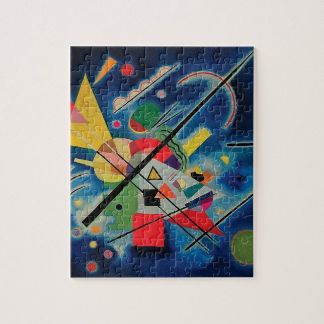 Blaue Malerei von Wassily Kandinsky Puzzle (Vertikal)