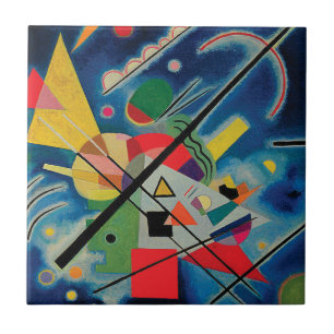 Blaue Malerei von Wassily Kandinsky Tile Fliese