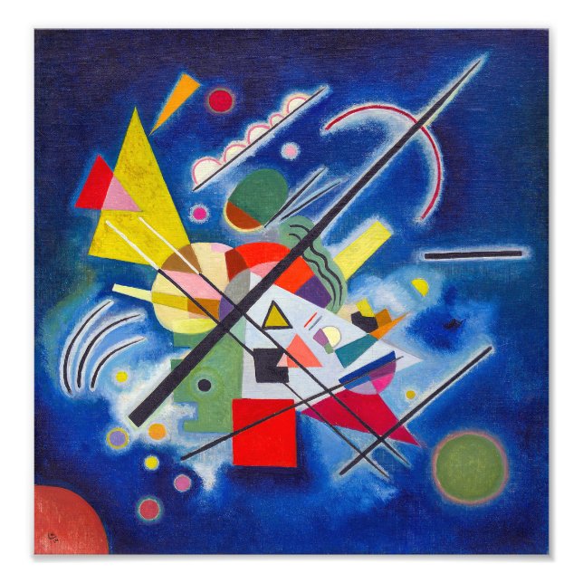 Blaue Malerei | Wassily Kandinsky | Fotodruck (Vorne)