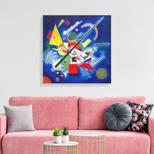 Blaue Malerei | Wassily Kandinsky | Leinwanddruck (Insitu (Wohnzimmer))