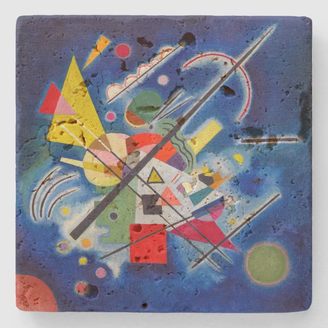 Blaue Malerei | Wassily Kandinsky | Steinuntersetzer (Vorderseite)