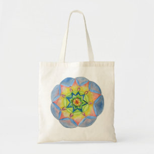 Blaue Mandala-Budget-Tasche Tragetasche