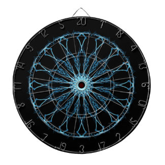 Blaue Mandala Dartscheibe