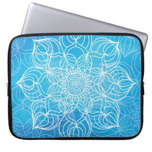 Blaue Mandala Laptopschutzhülle