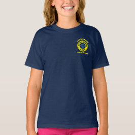 Blaue Marine Anchor nautische Kapitän Sommer T-Shirt