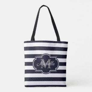 Blaue Marine Stripes Muster