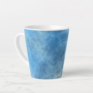 Blaue Marmor-Abstraktion Milchtasse