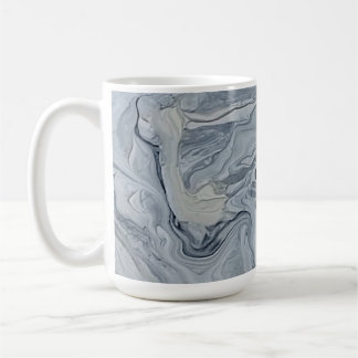 Blaue Marmor-Swirbel-Keramik-Kaffeetasse Kaffeetasse