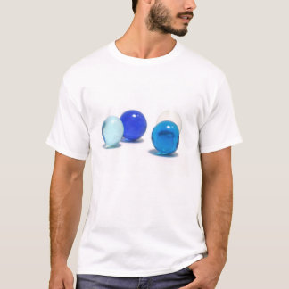 Blaue Marmore T-Shirt