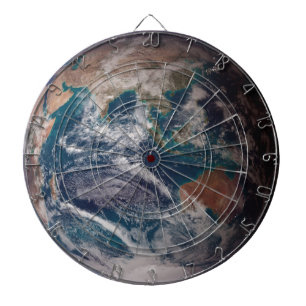 Blaue Marmorerde (östliche Hemisphäre) Dartscheibe