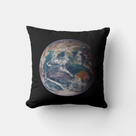 Blaue Marmorerde (östliche Hemisphäre) Kissen