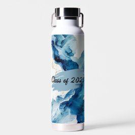Blaue Marmorklasse 2025 Trinkflasche