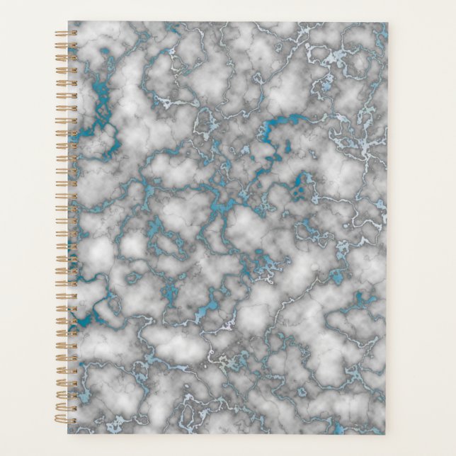 Blaue Marmorplatte Planer (Vorderseite)