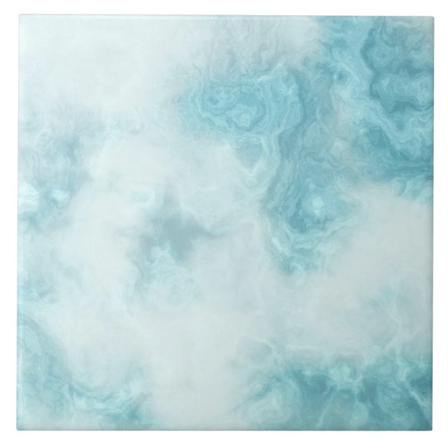 Blaue Marmorwirkung Fliese (Vorderseite)