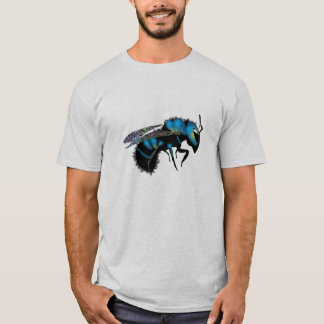 Blaue Maurer-Biene T-Shirt