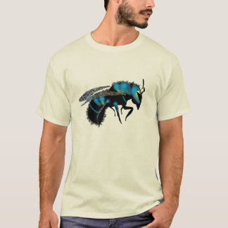Blaue Maurer-Biene T-Shirt