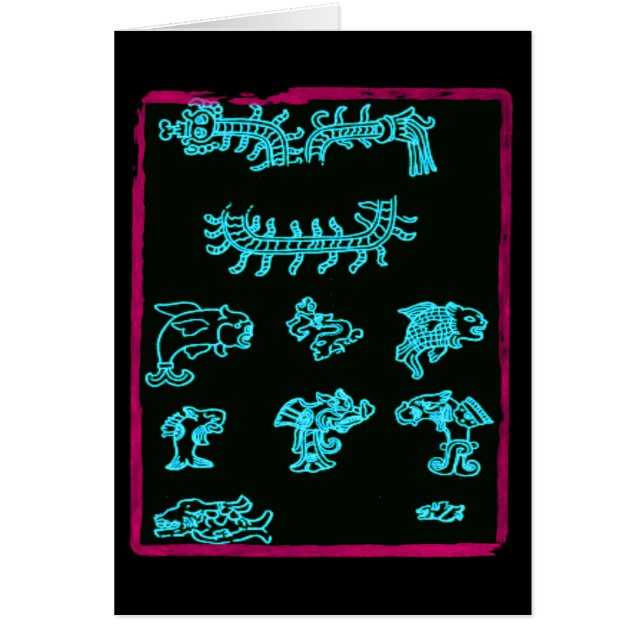 Blaue Mayatiere (Vorne)