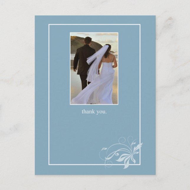 Blaue Meere Postkarte (Vorderseite)