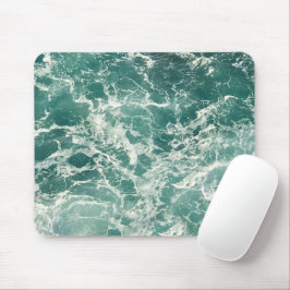 Blaue Meereswellen Mousepad